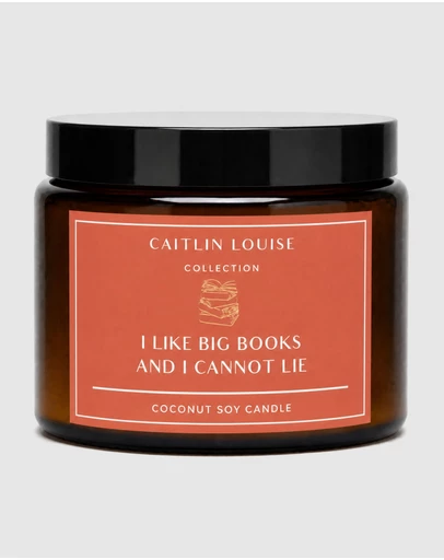 Caitlin Louise Collection - I Like Big Books and I Cannot Lie Candle