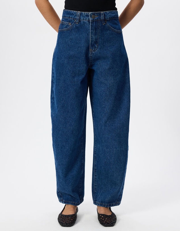 Calli - Cassidy High Rise Panelled Barrel Leg Jeans