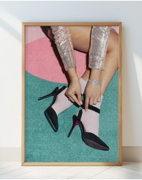 Olive et Oriel - Getting Ready Green III Art Print