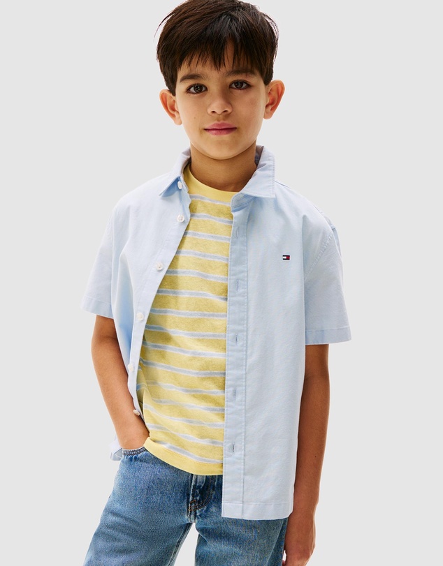 Tommy Hilfiger - Short Sleeve Oxford Shirt - Teens