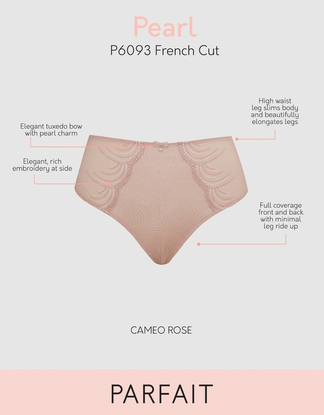 Parfait - Pearl French Cut High Waist Brief