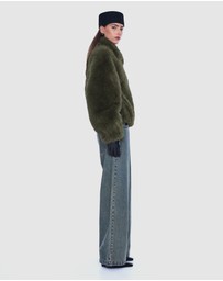 ENA PELLY - Daphne Faux Fur Bomber
