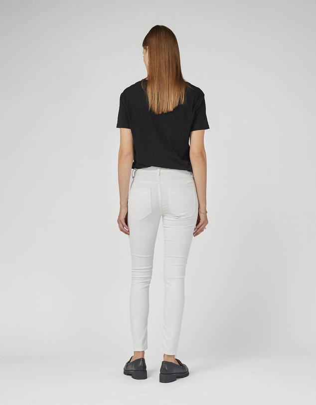 DRICOPER DENIM - Lauren Coated White Jeans