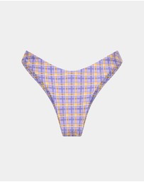 Insight - India Blurred Check Underwire Bikini Set