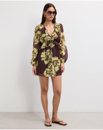The Fated - Kyla Printed Mini Dress