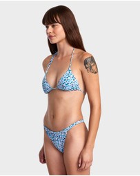 RVCA - Sprinkles Halter Triangle Bikini Top