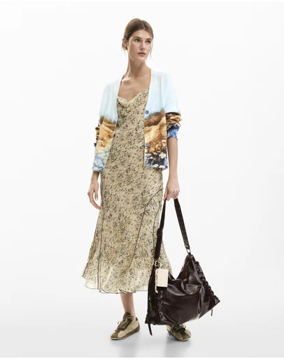 Desigual - Landscape cardigan sweater