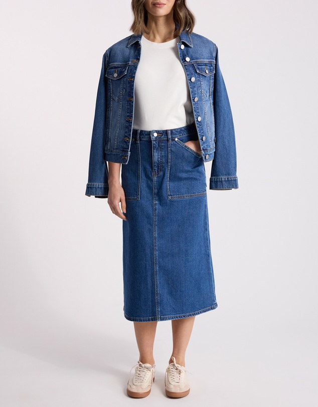 David Lawrence - Marion Denim Skirt