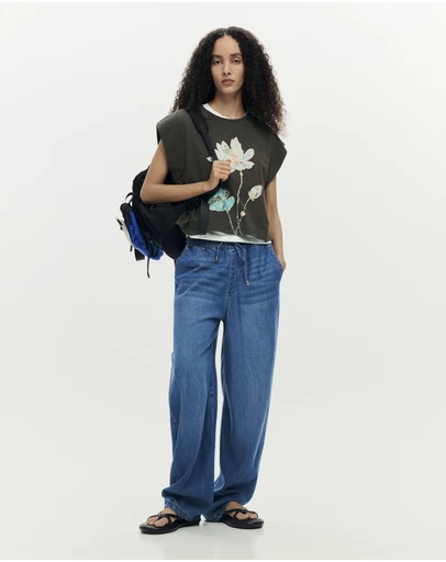 Desigual - Printed Cotton T-Shirt