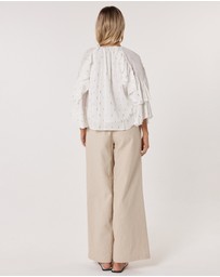 Fate + Becker - Delia Ruffle Top