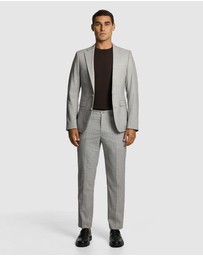 yd. - Easton Slim Fit Pinstripe Suit Jacket