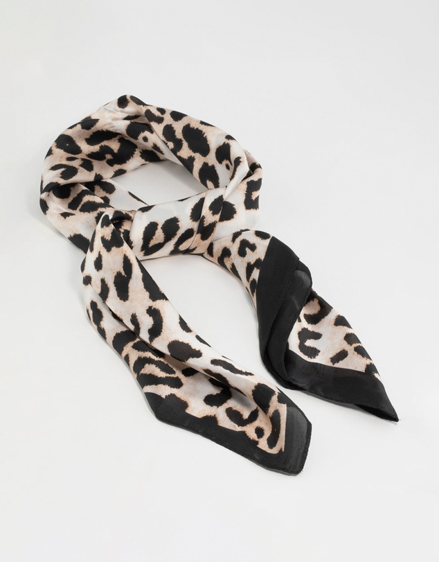 Lovisa - Leopard Fabric Satin Scarf