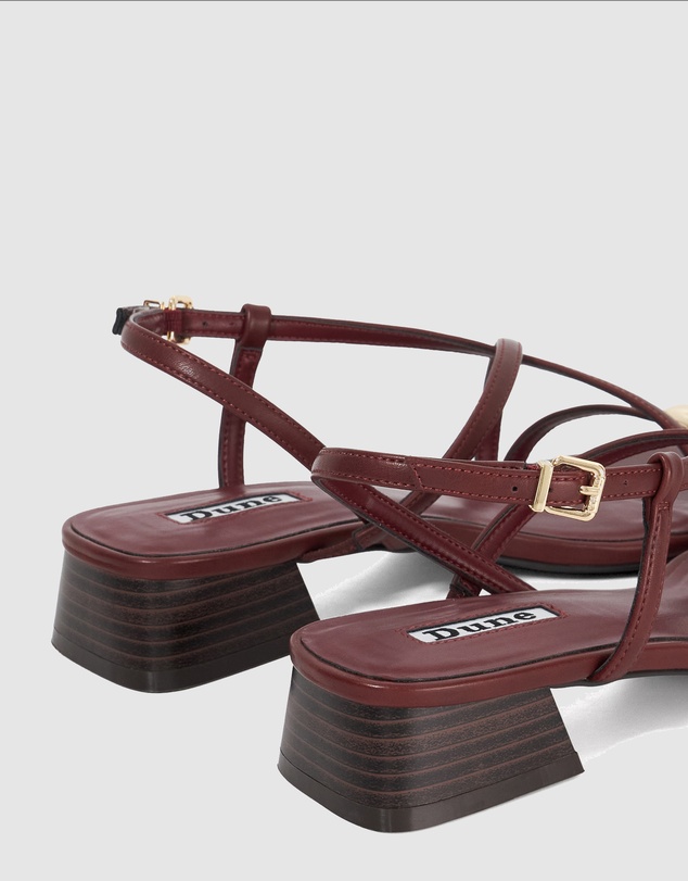 Dune London - Jenna - Burgundy
