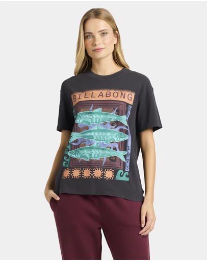 Billabong - Womens Rip Currents Oversized T-Shirt