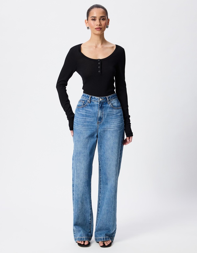 Tussah - Freya Fine Knit Long Sleeve Top