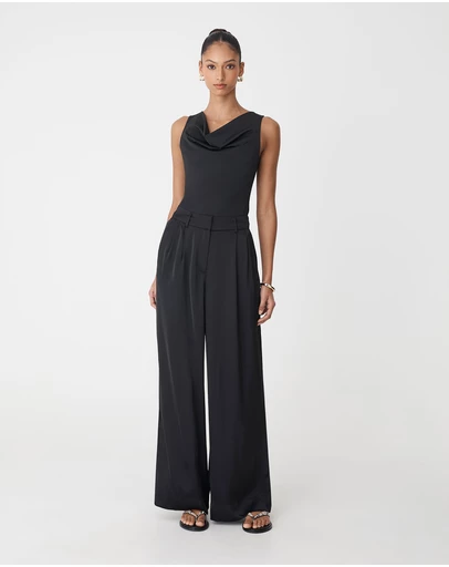 Forcast - Sabrina Cowl Neck Top