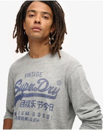 Superdry - Classic Vintage Logo Graphic Long Sleeve Top