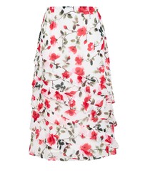 City Chic - Skai Fleur Print Maxi Skirt