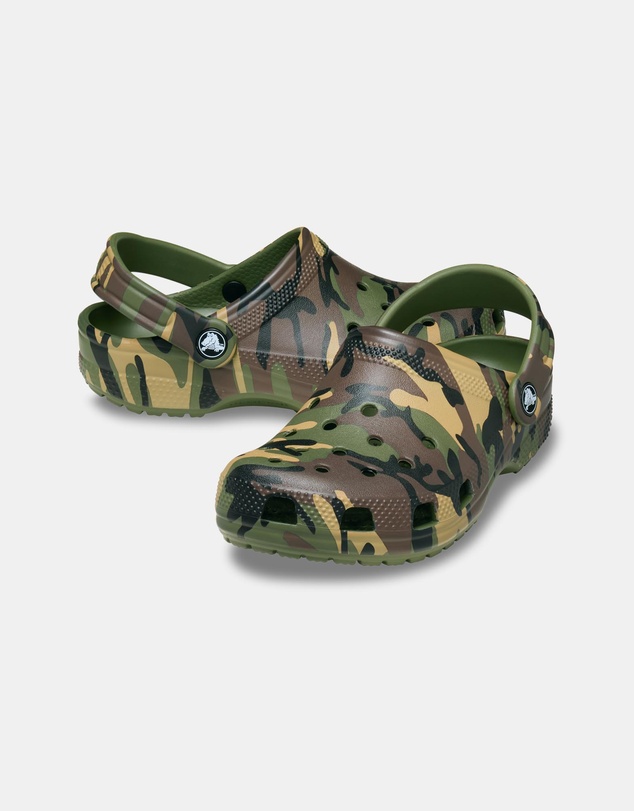 Crocs - Classic Camouflage Clogs - Kids-Teens