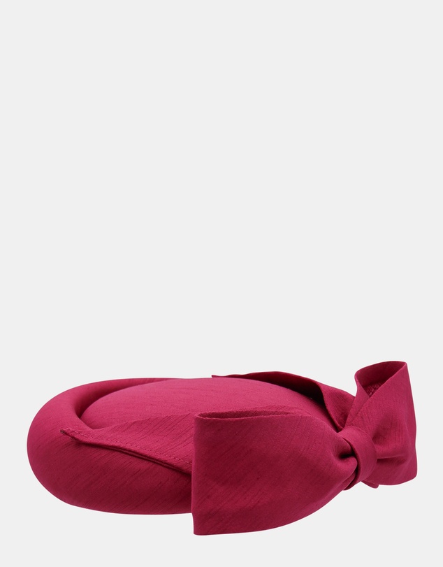 Morgan & Taylor - Samara Pillbox Hat in Hot Pink