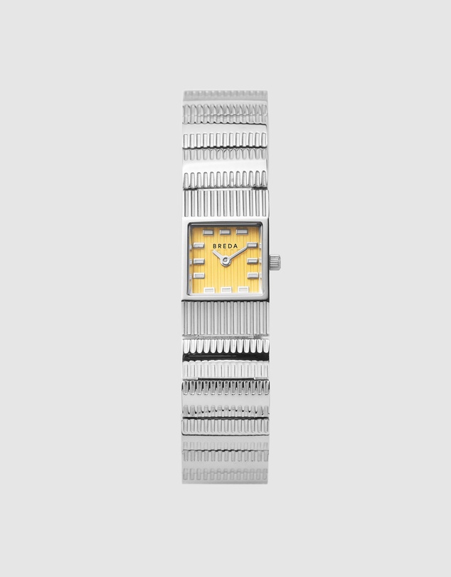Breda - Groove Metal Bracelet Watch, 16MM