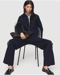 M.N.G - Contrast Stripe Straight Trousers