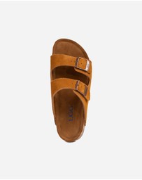 Ozwear Connection Uggs - Ugg Aussie Victoria Suede Leather Unisex Slipper
