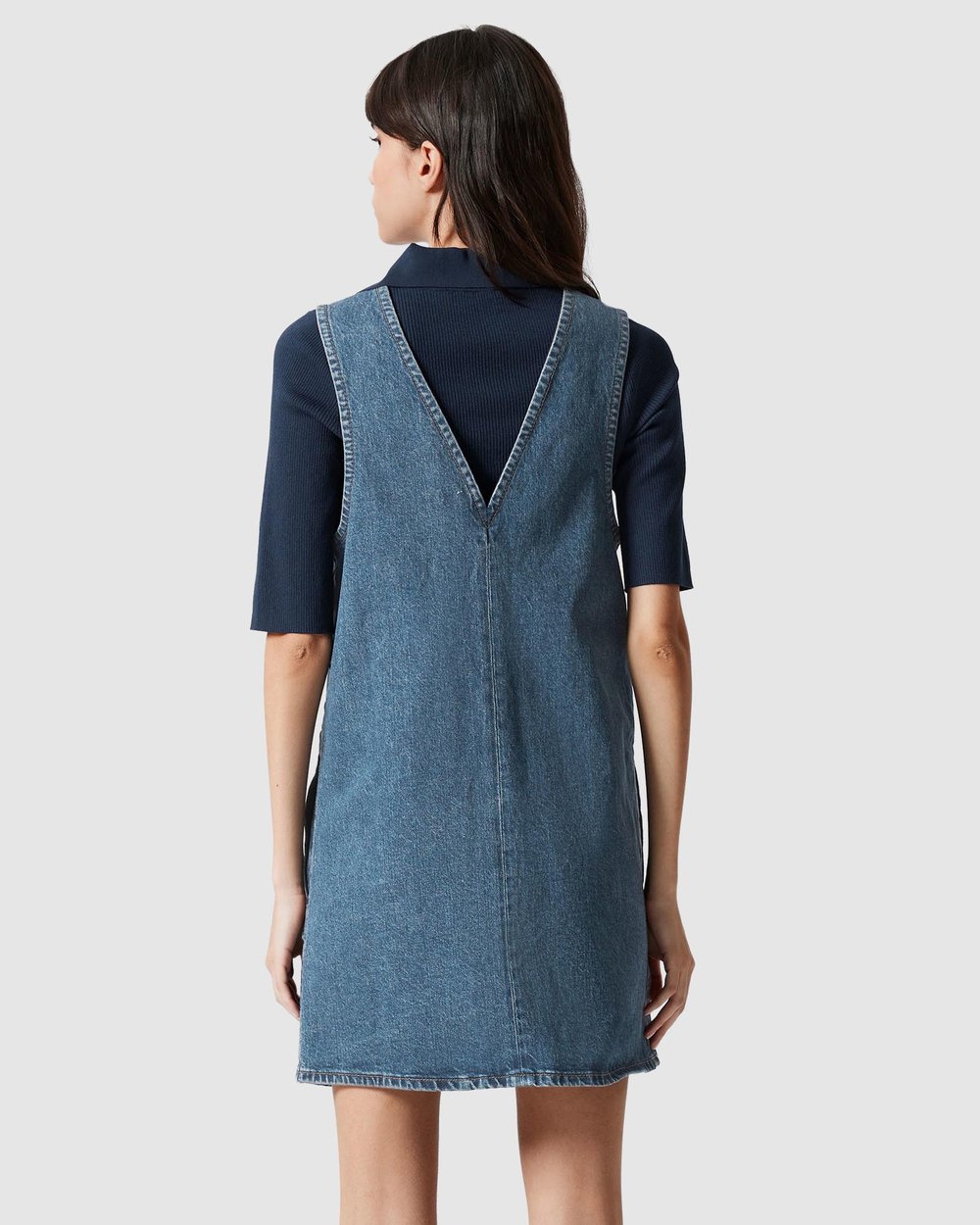 V-Neck Denim Mini Dress by & Other Stories Online | THE ICONIC | Australia
