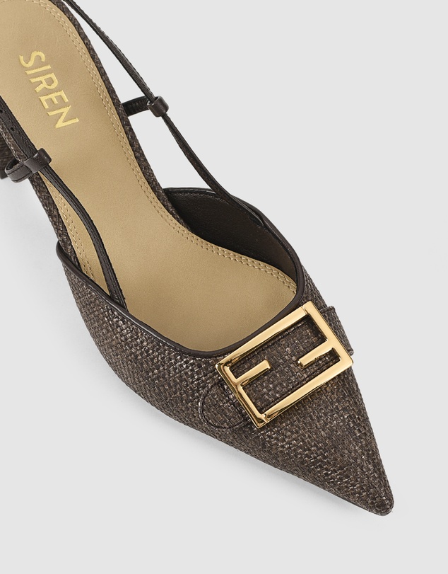 Siren - Yass Sling Back Block Heels