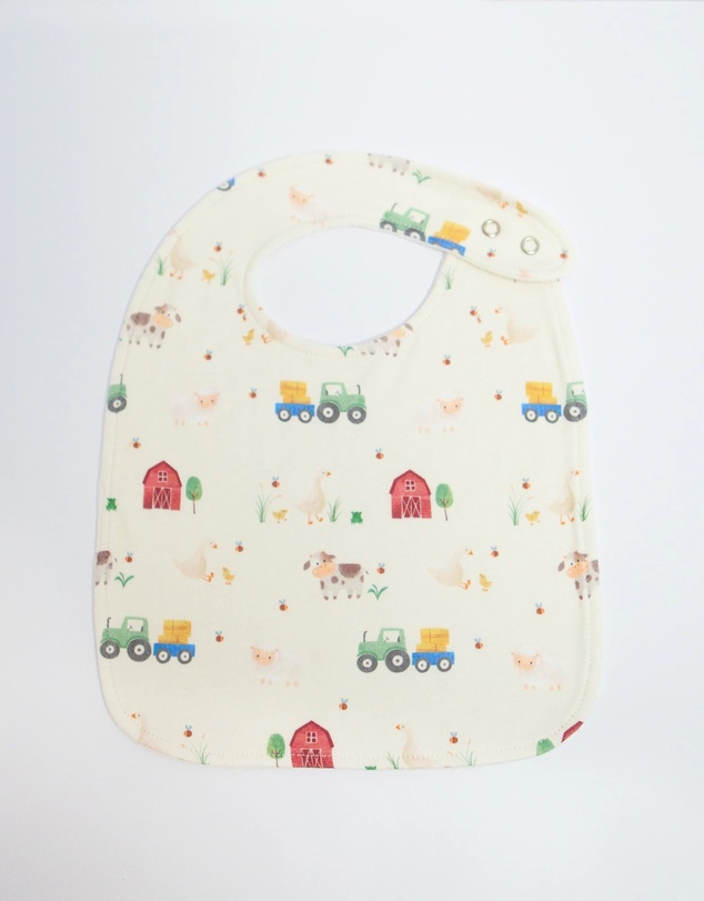 Little Stuff - Farm Friends Jersey Bibs Set Of 2