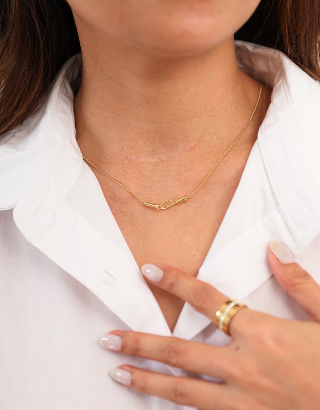 Elli Jewelry - Elegant Rope Chain Necklace in Gold-Plated 925 Sterling Silver