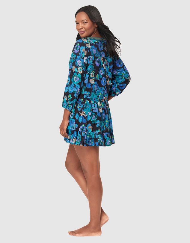 Miraclesuit Swimwear  - Secret Garden Mini Length Cotton Beach Dress