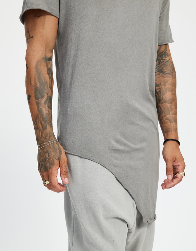 Surrounded By Ghosts - The Coltan Cotton Asymmetrical Tail T-Shirt