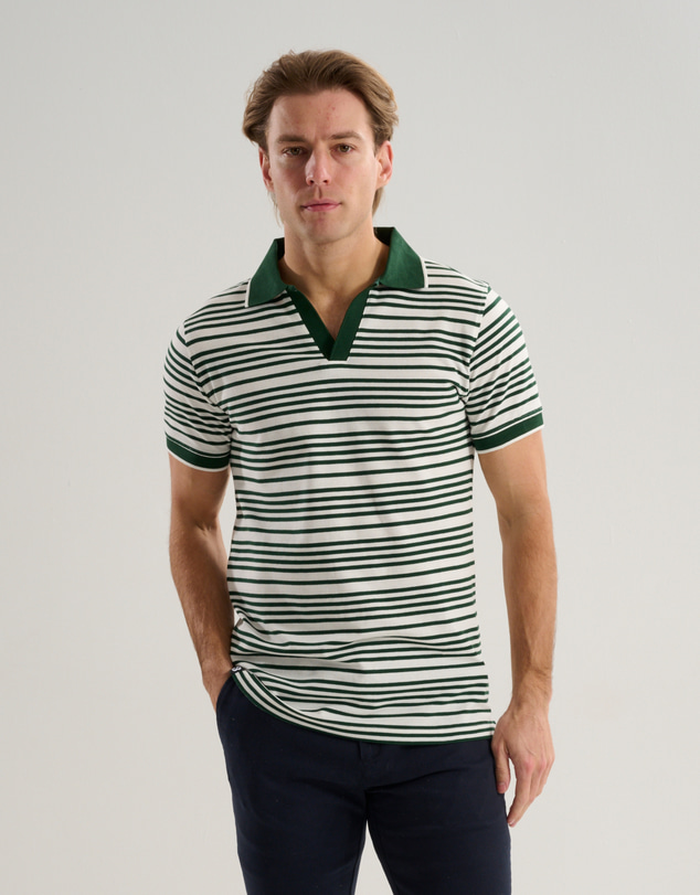 3 Wise Men - 3 Wise Men Pitsburg Polo Shirt - Forest