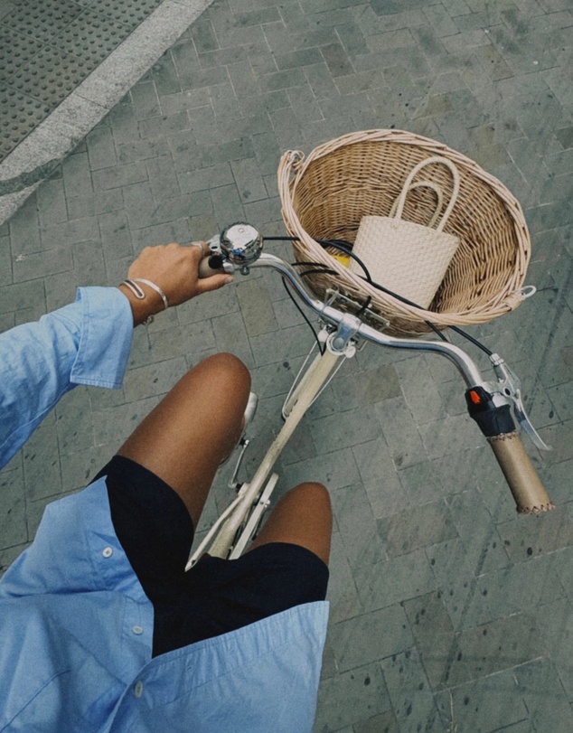 Mimmi Terra - Woven Micro Tote Panna Cotta