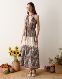 BOTEH - Cassia Sleeveless Maxi Dress