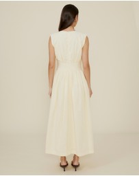 The Fated - Gallery Sleeveless Waisted Midi Dress
