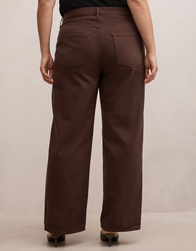 Forever New Curve - Gia Curve High Rise Wide Leg Jeans