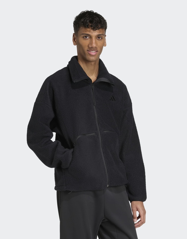 adidas Sportswear - City Tech High Pile Fleece Full-Zip Jacket Mens