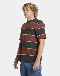 RVCA - Mens Dayshift Stripe T-Shirt