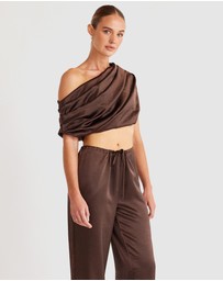SNDYS - Dove Drape Top 2.0