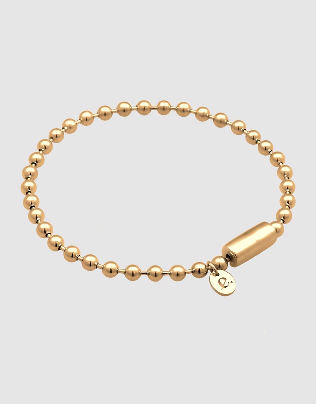 Elli Jewelry - Round Charm Bracelet in Gold-Plated 925 Silver