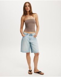 Cotton On - Baggy Denim Shorts