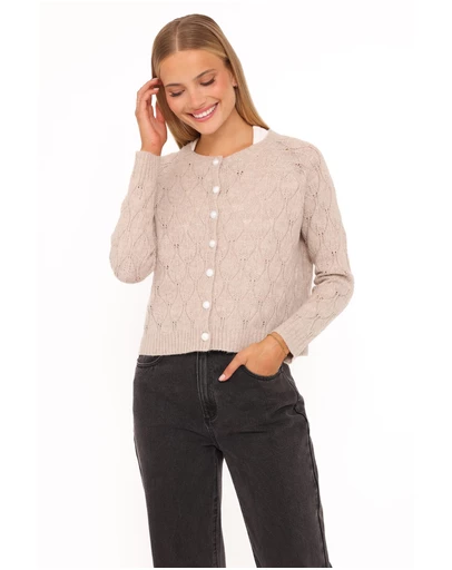 Petal & Pup - Mattie Cardigan - Beige