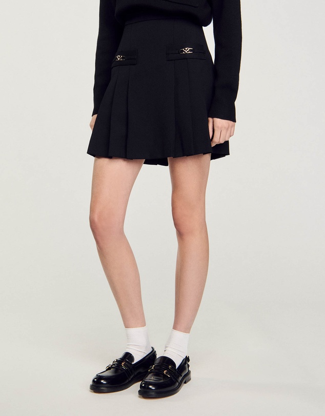 Sandro - Rebeca Woven Skirt
