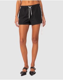 EDIKTED - Remy Ribbon Track Shorts