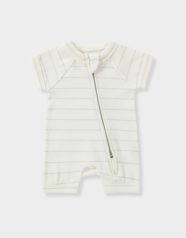 Susukoshi - Zip Suit Short Sleeves With Shorts