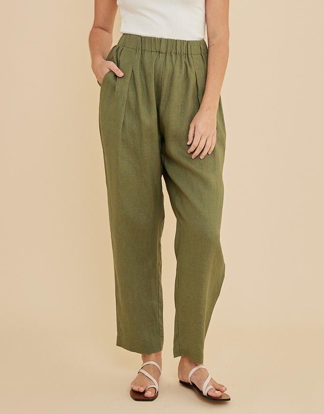 Amelius - Carter Elasticated Linen Pant