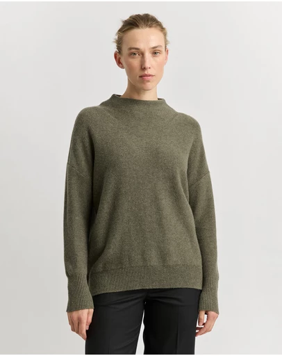 Toorallie - Drop Shoulder Mock Neck
