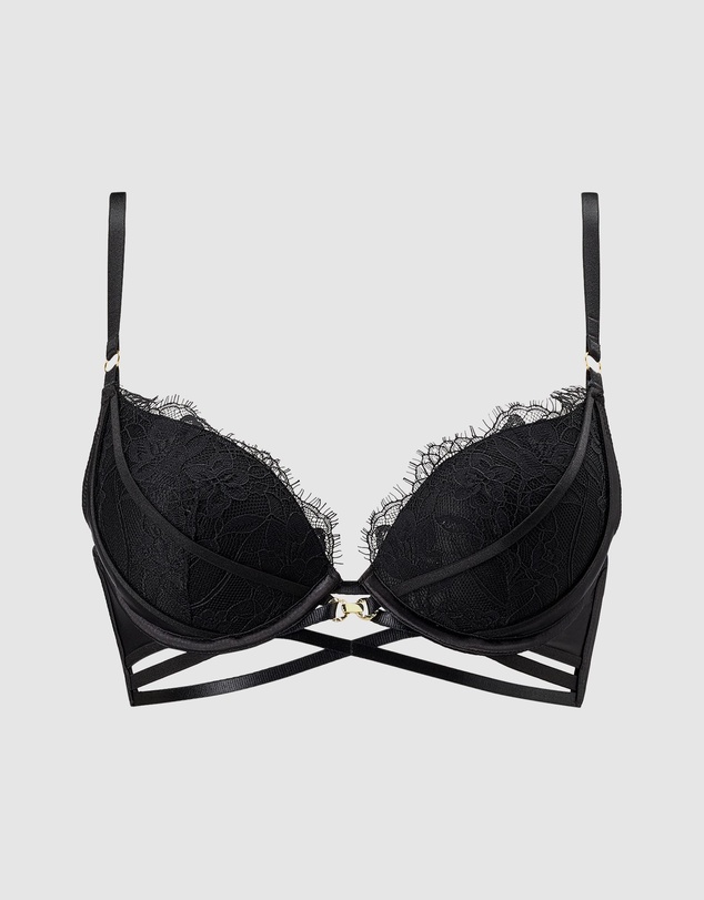 Ann Summers - Dark Fantasy Padded Plunge Bra